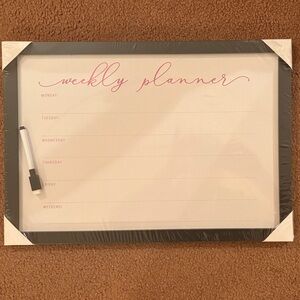 Weekly Planner with Dry Eraser Marker